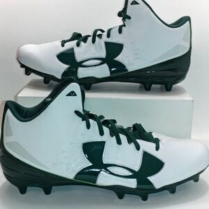 Under Armour Cleats Men's Size 15 New Green White